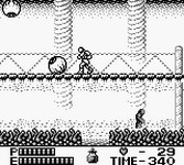 une photo d'Ã©cran de Castlevania 2 - Belmont s Revenge sur Nintendo Game Boy